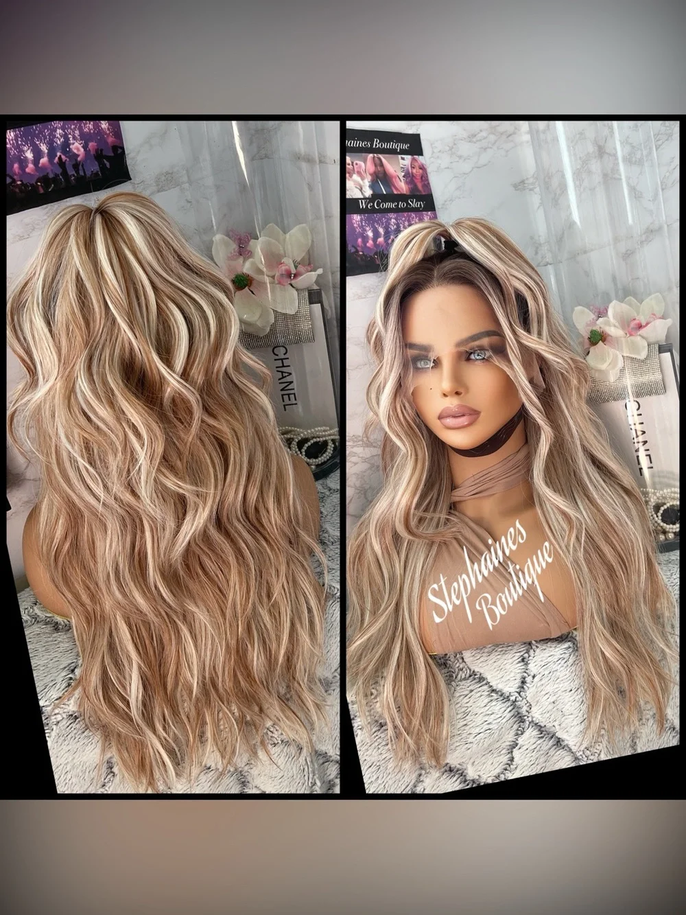 Human Hair Blended Lace Front Wig